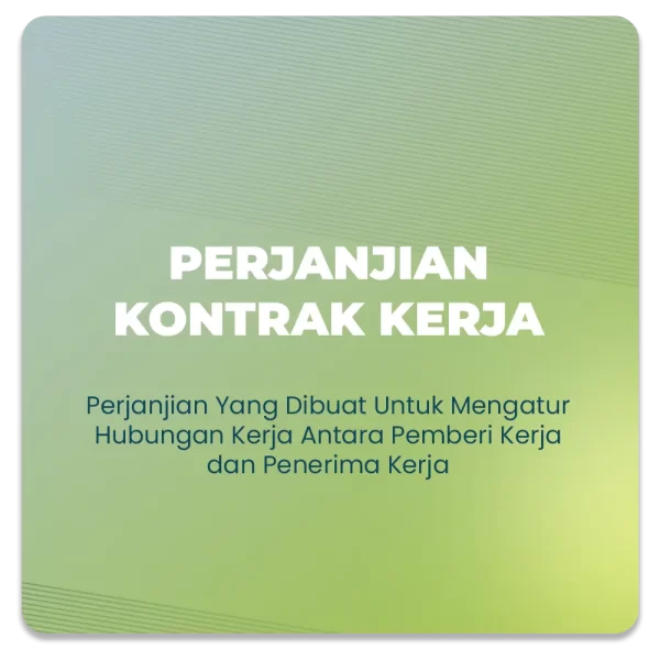 Perjanjian Kontrak Kerja