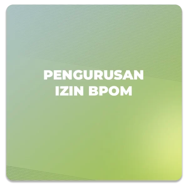 Pengurusan Izin BPOM