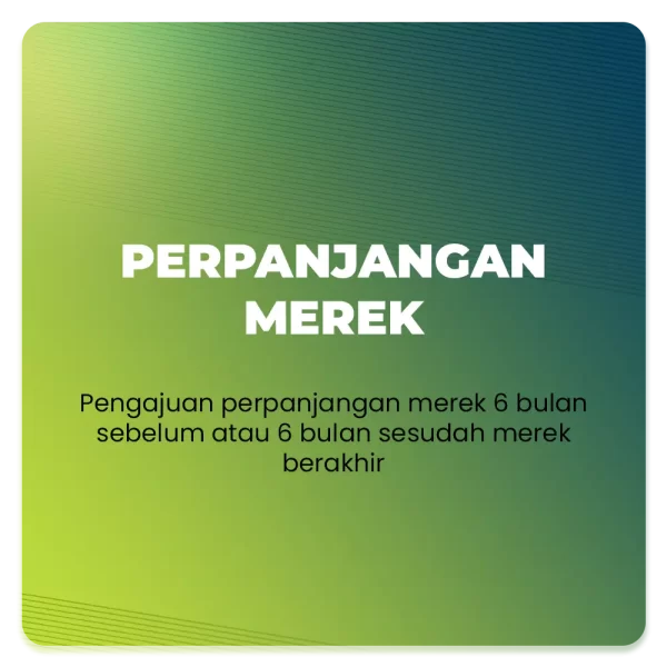 Perpanjangan Merek